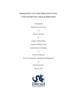 Engaging students in the anchor mission of the university: a mixed-methods study utilizing the Delphi method