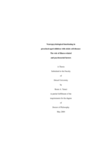 Neuropsychological functioning in preschool-aged children with sickle cell disease: the role of illness-related and psychosocial factors