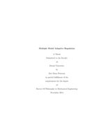 Multiple model adaptive regulation