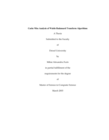 Cache miss analysis of Walsh-Hadamard transform algorithms