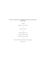 Wireless and battery-free biosignal monitoring using passive RFID tags