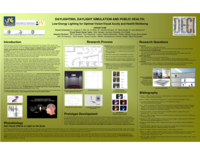 Daylighting, daylight simulation and public health: low-energy lighting for optimal vision/visual acuity and health/wellbeing