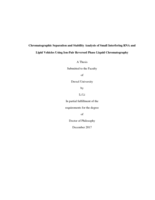 Chromatographic Separation and Stability Analysis of Small Interfering RNA and Lipid Vehicles Using Ion-Pair Reversed Phase Liquid Chromatography