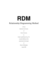 RDM: relationship diagramming method