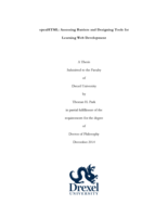 openHTML: assessing barriers and designing tools for learning web development
