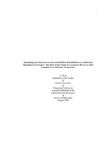 Identifying the substrate for successful robot rehabilitation in adult rats spinalized as neonates: the role of the trunk in locomotor recovery after complete low-thoracic transection