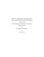 P2PTV: is it a feasible option for the television industry?