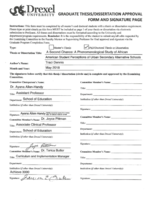 A second chance: a phenomenological study of African American student perceptions of urban secondary alternative schools