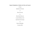 Magnetic manipulation of colloids at the micro and nanoscale