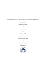 A global study of workplace happiness of international teaching staff members