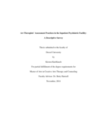 Art therapists' assessment practices in the inpatient psychiatric facility: a descriptive survey