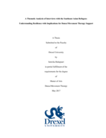 A thematic analysis of interviews with the Southeast Asian refugees: understanding resilience with implications for dance/movement therapy support