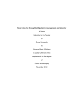 Novel roles for Drosophila lilliputian in neurogenesis and behavior