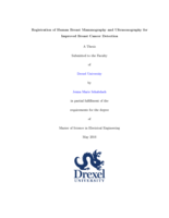 Registration of human breast mammography and ultrasonography for improved breast cancer detection