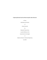 Toughening bimodal vinyl ester blends using bio-rubber monomers