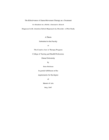 The Effectiveness of Dance/Movement Therapy as a Treatment for Students in a Public Alternative School Diagnosed with Attention Deficit Hyperactivity Disorder: A Pilot Study