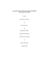 Assessing the effects of LXR agonists in cholesterol handling: stable isotope tracer studies