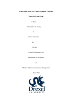 A case study of the first Chinese genealogy program: where do I come from