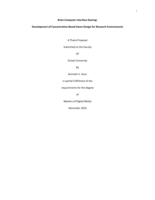 Brain computer interface gaming: development of concentration based game design for research environments
