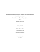 Inactivation of Airborne Bacteria by Direct Interaction with Non-Thermal Dielectric Barrier Discharge Plasma: The Involvement of Reactive Oxygen Species