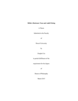 MD&A Disclosure Tone and Audit Pricing