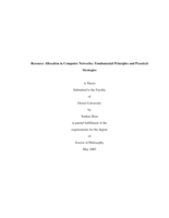 Resource allocation in computer networks: fundamental principles and practical strategies