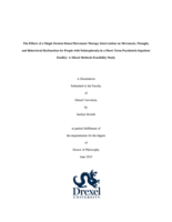 The effects of a single-session dance/movement therapy intervention on movement, thought, and behavioral dysfunction for people with schizophrenia in a short-term psychiatric inpatient facility: a mixed methods feasibility study