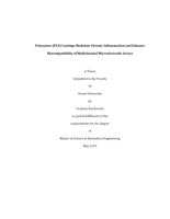 Poloxamer (PLX) coatings modulate chronic inflammation and enhance biocompatibility of multichannel microelectrode arrays