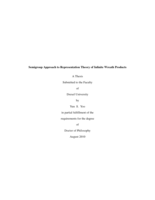 Semigroup approach to representation theory of infinite wreath products
