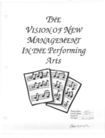 The Vision of New Management in the Performing Arts