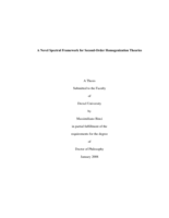 A novel spectral framework for second-order homogenization theories