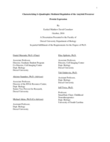 Characterizing G-quadruplex Mediated Regulation of Amyloid Precursor Protein Expression