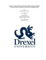 Geometry, growth, and shape of the normative pediatric thoracic and lumbar vertebrae and ribs, and comparisons with adolescent idiopathic scoliosis