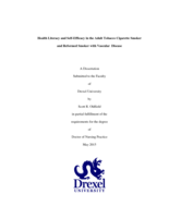 Health literacy and self-efficacy in the adult tobacco cigarette smoker and reformed smoker with vascular disease