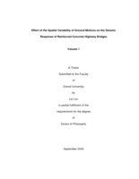Effect of the spatial variability of ground motions on the seismic response of reinforced concrete highway bridges