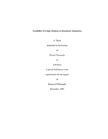 Feasibility of using citations as document summaries