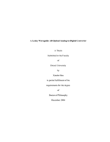 A leaky waveguide all-optical analog-to-digital converter