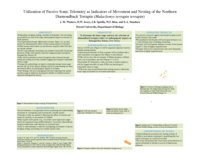 Utilization of Passive Sonic Telemetry as Indicators of Movement and Nesting of the Northern Diamondback Terrapin (Malaclemys terrapin terrapin)