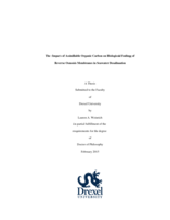 The impact of assimilable organic carbon on biological fouling of reverse osmosis membranes in seawater desalination