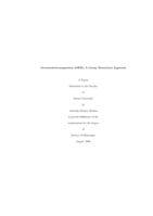 Gravitoelectromagnetism (GEM): a group theoretical approach