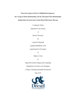 Nonverbal aspects of early childhood development, the caregiver/infant relationship, and the therapist/client relationship: implications for early intervention dance/movement therapy