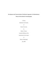 Development and characterization of surfactant aggregates as pseudostationary phases in electrokinetic chromatography