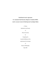 Model-based generic approaches for automated fault detection, diagnosis, evaluation (FDDE) and for accurate control of field-operated centrifugal chillers