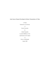 Joint source-channel decoding for robust transmission of video