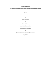 The new newsroom: the impact of digital and social media on local television news stations