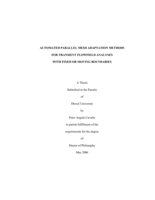 Automated parallel mesh adaptation methods for transient flowfield analyses with fixed or moving boundaries
