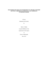 The moderating role of environment on the relationship between corporate governance and corporate entrepreneurship