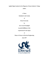 Applied signal analysis for the diagnosis of linear inductive voltage adders