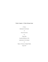 Twitter Compete: a Twitter Stratege game