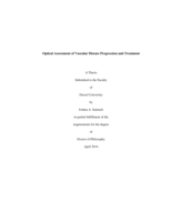 Optical Assessment of Vascular Disease Progression and Treatment